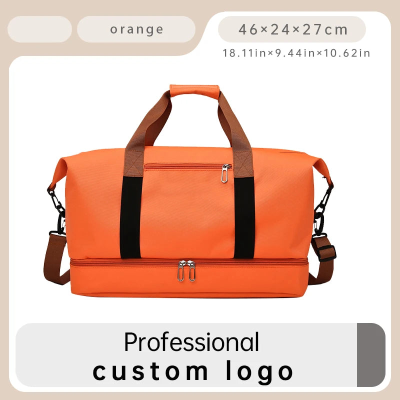 Custom logo Unisex Gym Duffle Bags for Men Large Capacity Luggage Travel Duffel Bags Travel Bags Men