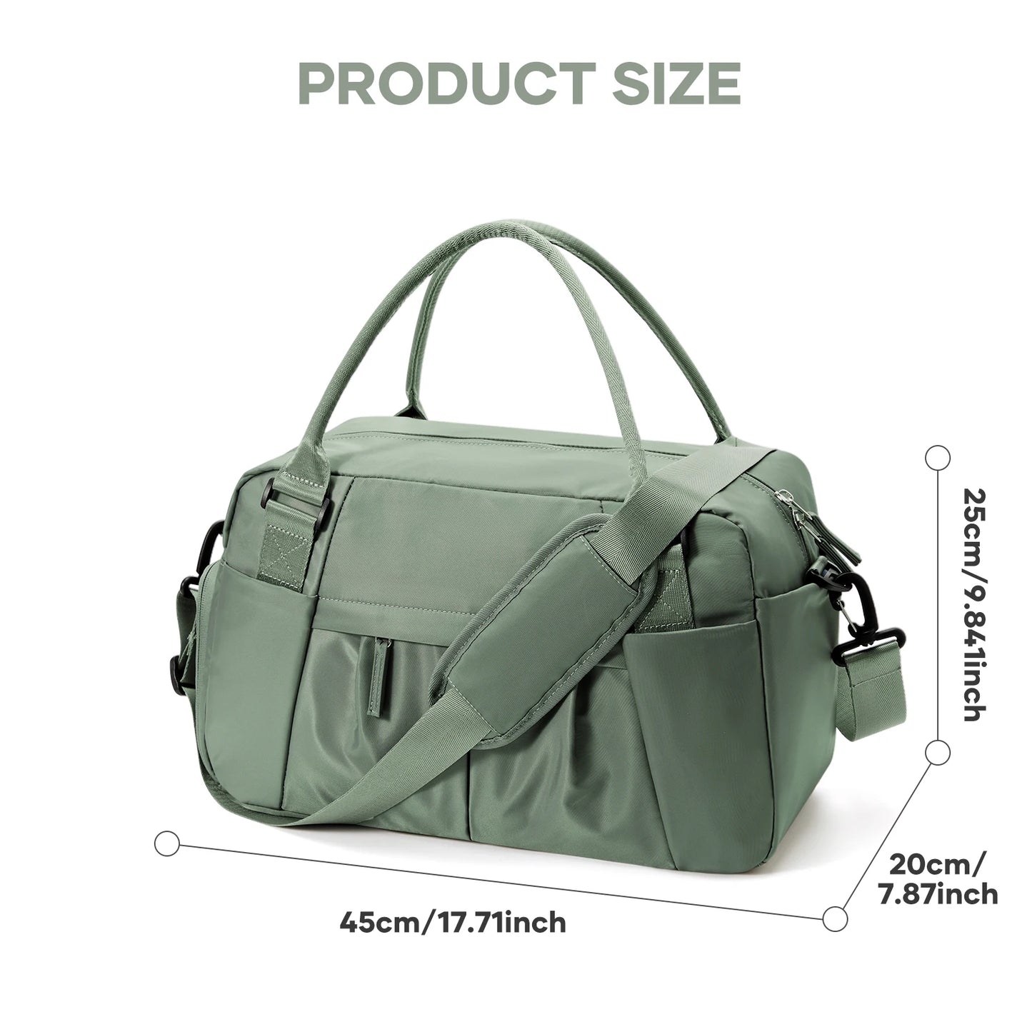 Gym Travel Bags for Women Men, Hand Luggage Travel Handbags 40x20x25 Ryanair Bag, Waterproof Shoulder Bag Exercise Fitness Bag