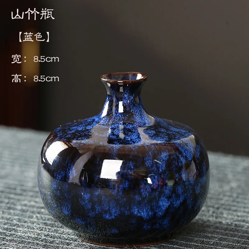Jingdezhen Porcelain Vase Porch Ornaments Antique Official Enamel Porcelain Antique Collection Round Porcelain Vase Home Decor