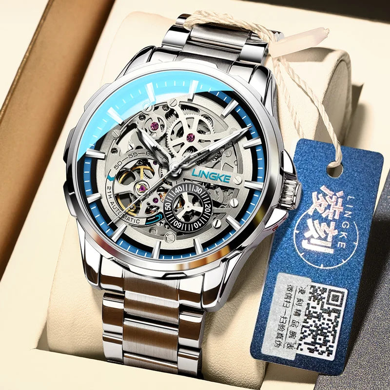 2024 Mens Watches For Men Multifunctional Chronograph Wristwatch Original Waterproof Luminous Quartz Automatic Watch Reloj Montr
