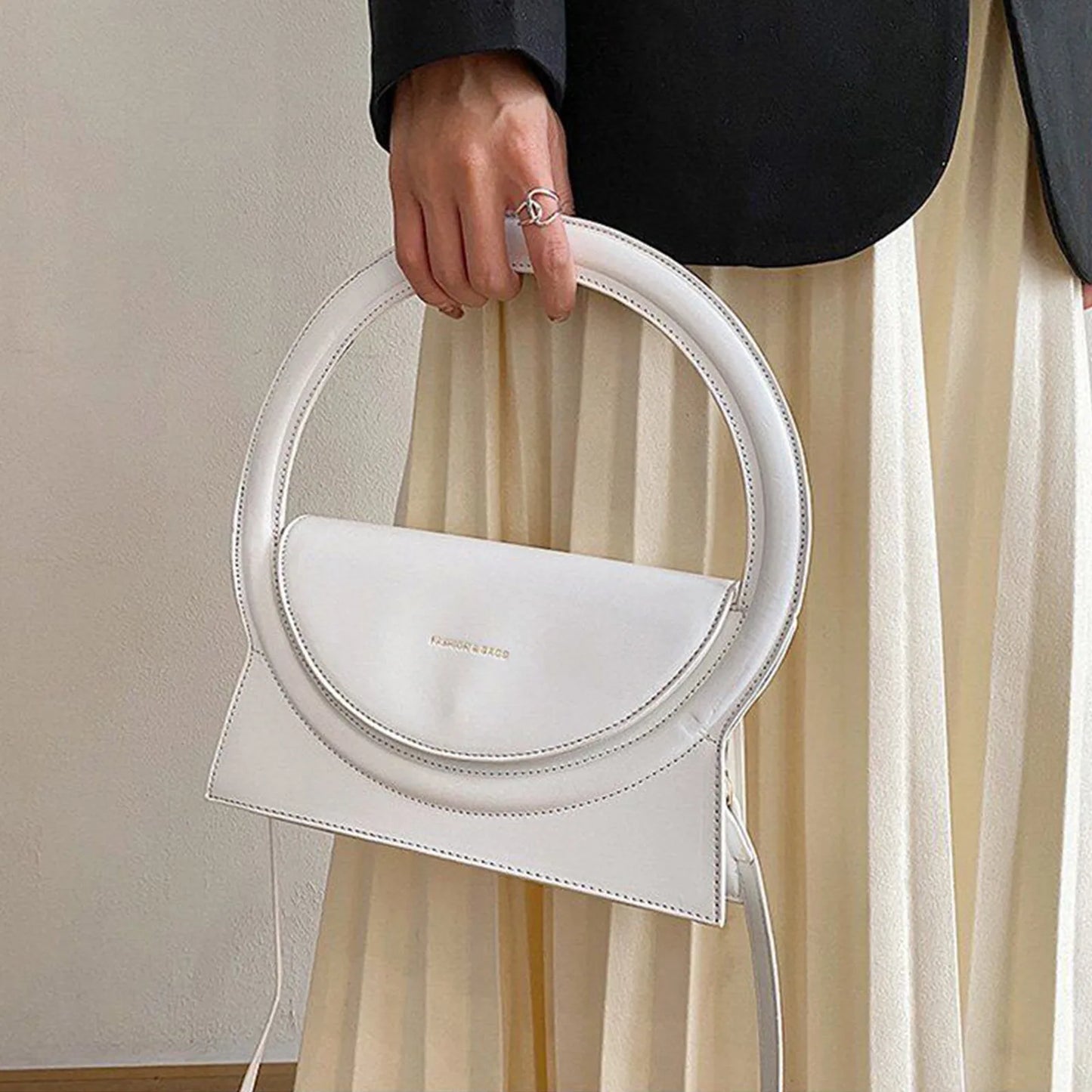 Women'S Unique Design Handbag Fashionable Women'S Handbag One Shoulder Crossbody Saddle Bag Women'S Mobile Phone Wallet