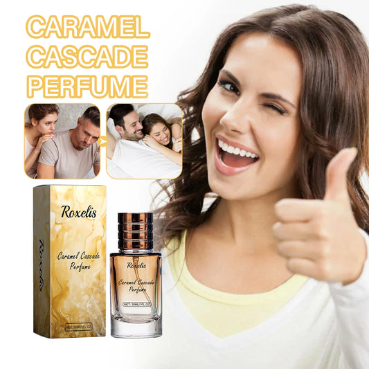 ROXELIS Caramel Cascade Perfume Spray,Perfumes For Women,Perfume in Autumn and Winter, Pheromone Dating Fragrance Perfume 1 OZ