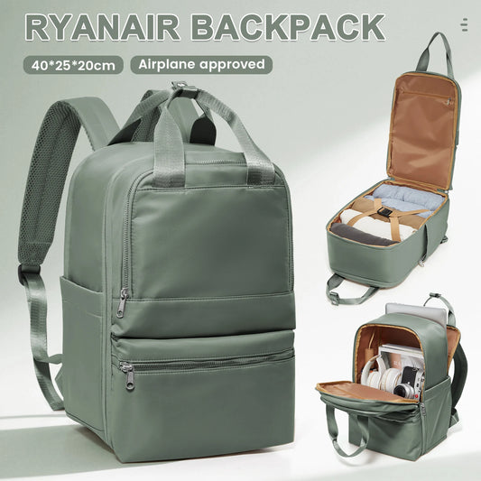 Ryanair Cabin Max 40x20x25 Travel Backpack, Airplane Carry on Backpack Hand Luggage, Women Commuter Backpack Men Laptop Backpack