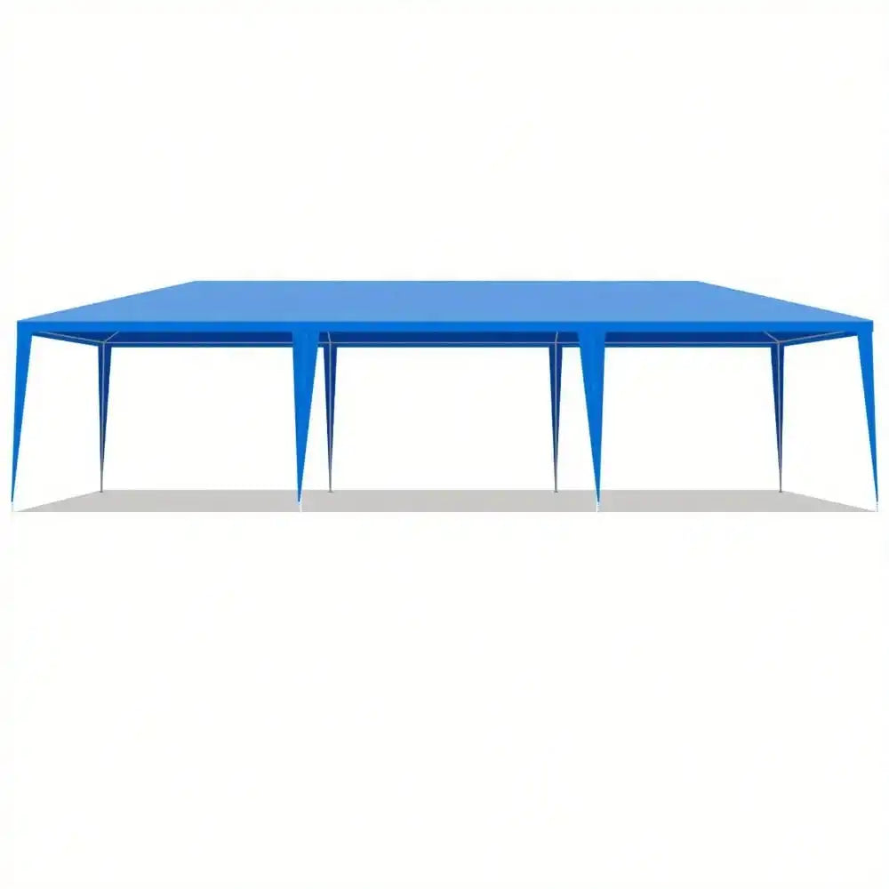 10x30' Canopy Party Tent Wedding Outdoor Waterproof With 8 Removable Walls Blue