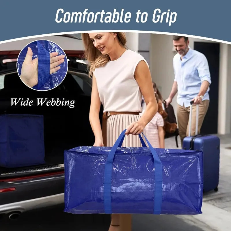 Luggage Moving Bags, Foldable Storage Bag, Storage Organizer & Moving Boxes Alternative, Packing Supplies, Camping Totes Bag