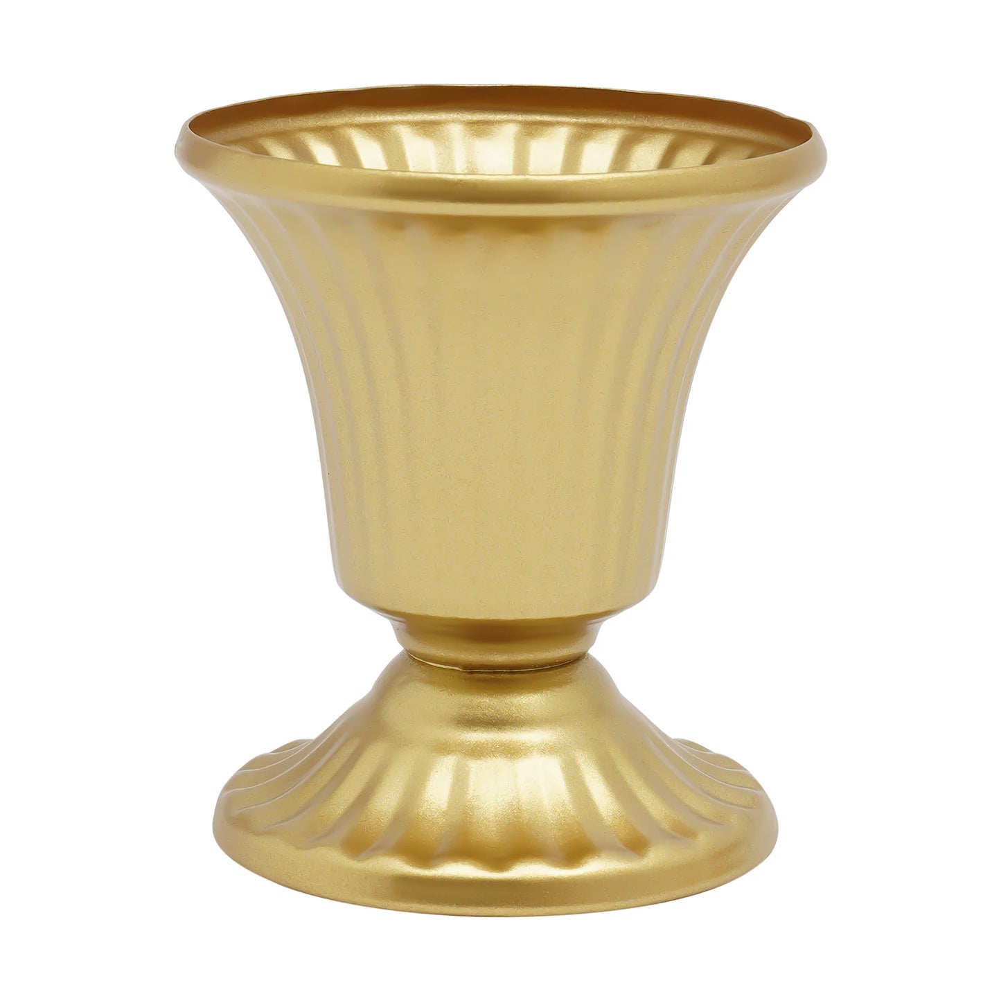10 Pcs Gold Wedding Froral Vases Flower Holder Pot Planter for Tables Centerpieces Party Decoration 5.9Inch/3.3inch