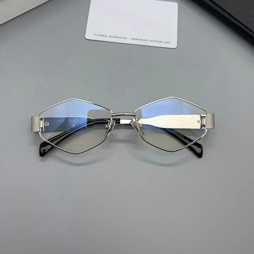 Vintage Special-Shaped Sunglasses Women Men Square Sun Glasses Female Retro Polygon Oculos De Sol for Male Eyeglass Eyewear