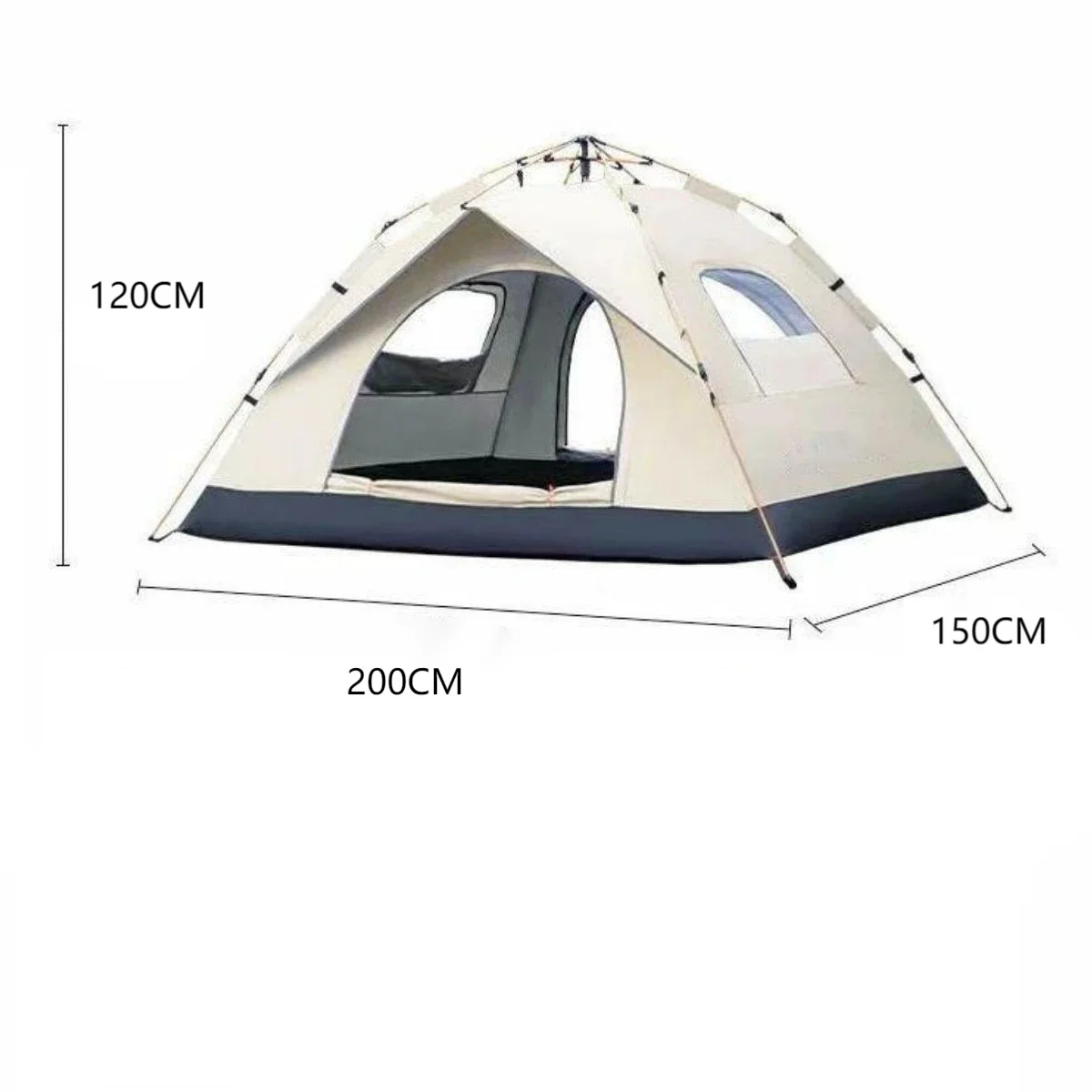 Outdoor Automatic Quick-opening Tent Automatic Rainproof Sunshine-proof Tent Fishing Beach Sunshine Shelter 2- 4 person tents
