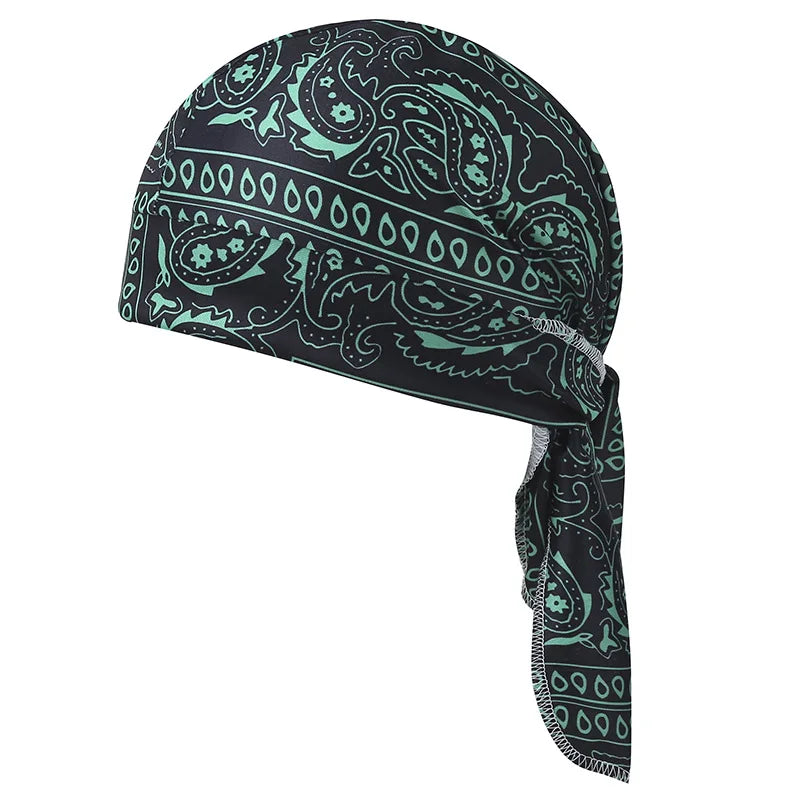 Paisley Printed Headscarf Man Women Scarf Summer Spring Cycling Pirate Hat Outdoor Fashion Motorcycle Hip-Hop Hiking Headband