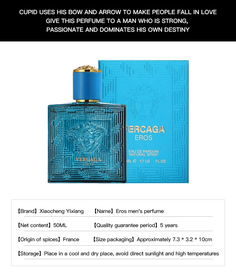 Brand Cologne Perfume for Men Spray Perfume Flirting Pheromones Long-Lasting Irresistible Temptation Light Trend for Gentleman