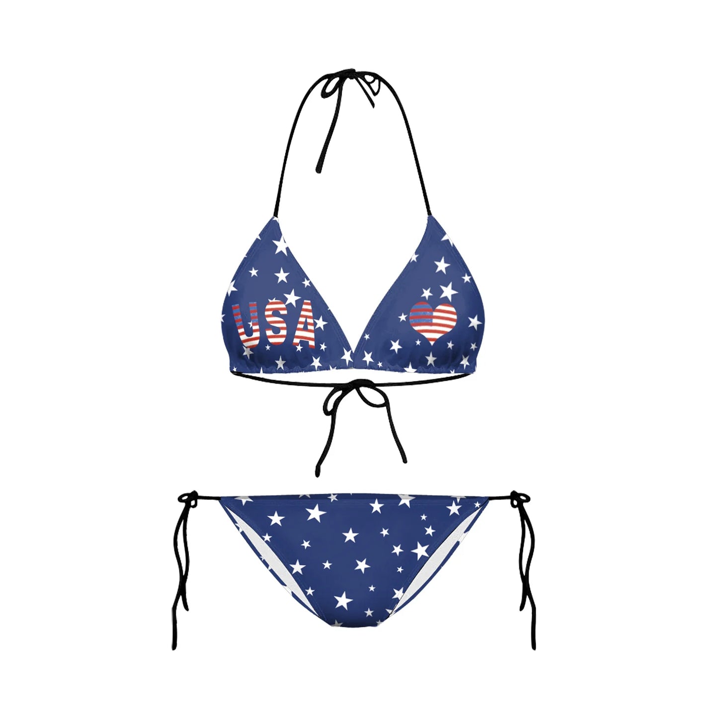 2023 Bikinis Mujer Women Bikinis Swimwear Beach Wear American Flag Bikini 3D Printed Sexy Swimsuit Bathing Suits