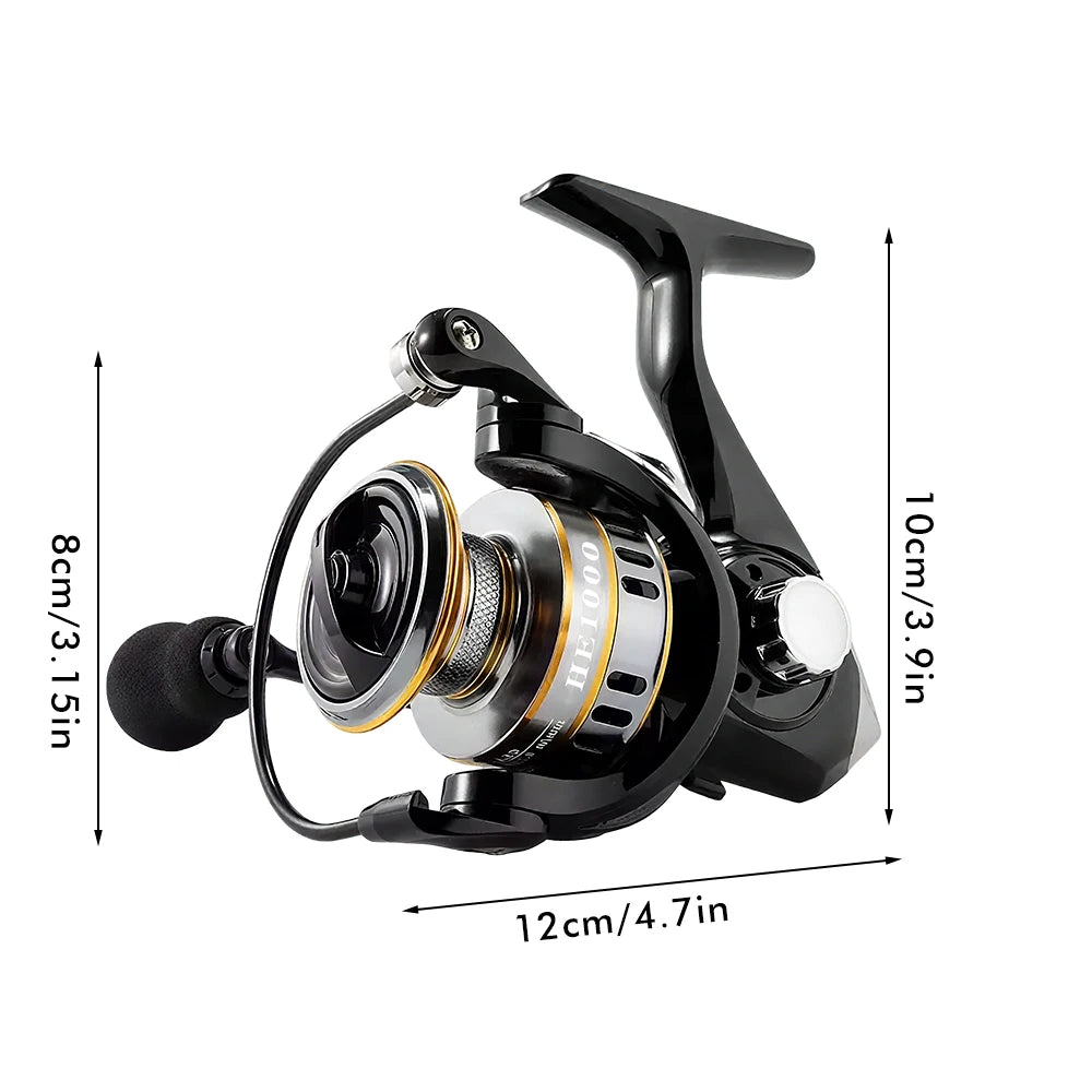 Rust Free And Smooth Bearing Fishing Reel Drag System Max Power Spinning Wheel Fishing Coil Fishing Tackle