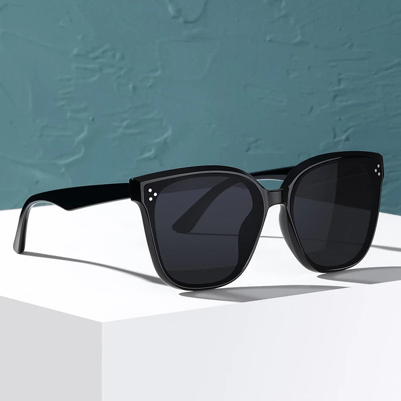 CLLOIO New Trend Sunglasses For Women And Men Simple Design Decorative Glasses Car Driving Eyewear Unisex Sun Glasses UV400