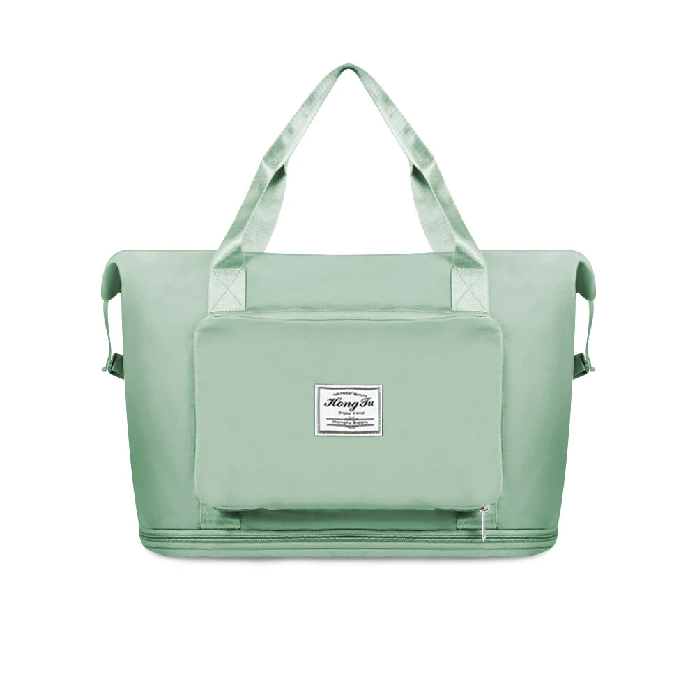 Travel Bag Women Duffle Shoulder Handbag Large Capacity Multifunctional Waterproof Tote For Girls Female Sports Storage Foldable