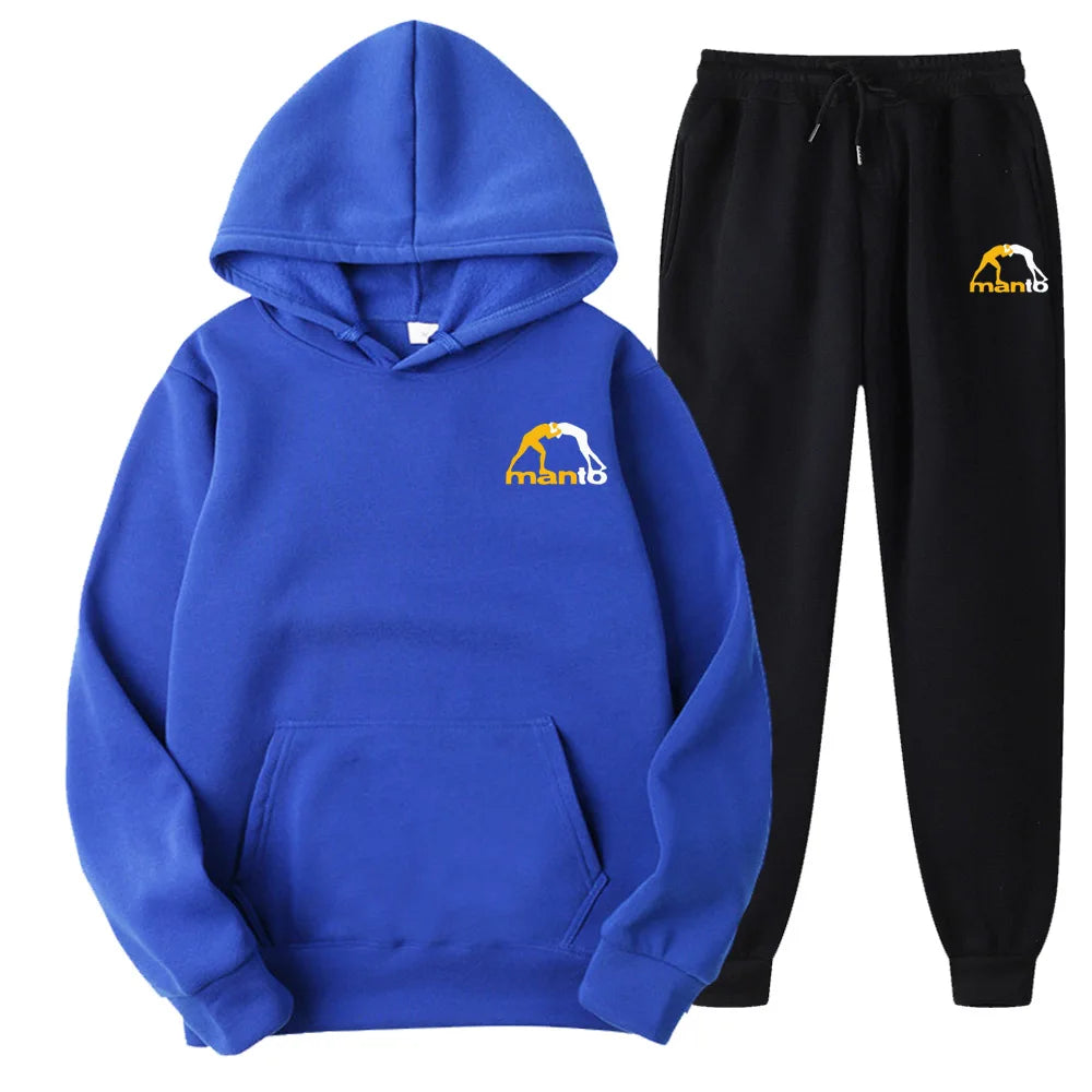 Men's Clothing Fashion Track Suits Sports Wear Jogging Suits Hooded Tracksuit Set Clothes Hoodies+Sweatpants Sweat Suits