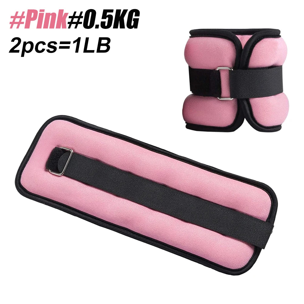 Ankle Wrist Weights, (0.25kg / 0.5kg Each Pack) Modularized Leg Wrist Weight Straps for Yoga, Walking, Running, Aerobics, Gym