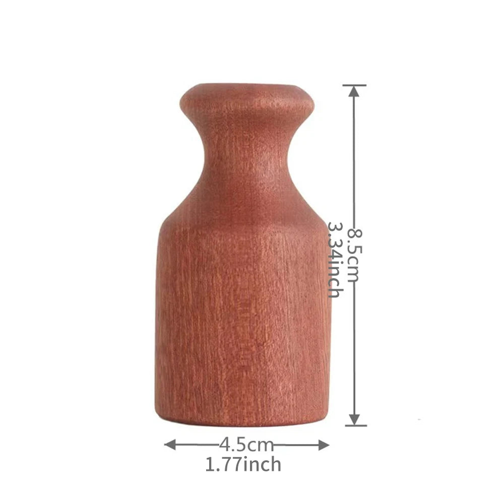 1PC INS style retro rough element embryo wooden vase decoration living room flower arrangement home decoration photography props