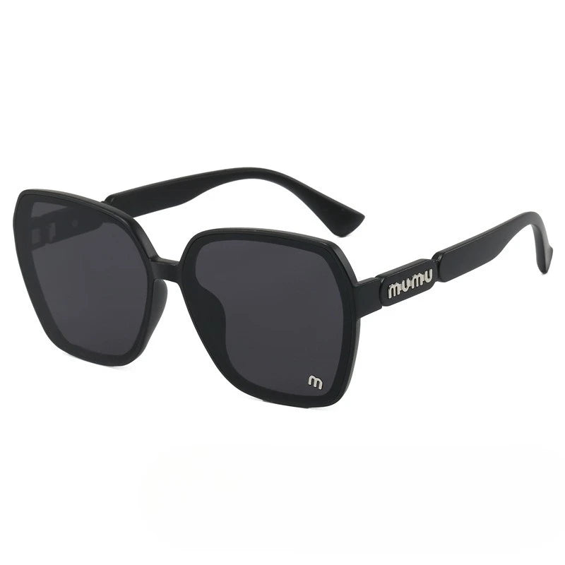 2025 Luxury Sunglasses Women High-End Large Frame Retro Fashion UV400 Protection Trendy Designer Shades Light Luxury Glasses