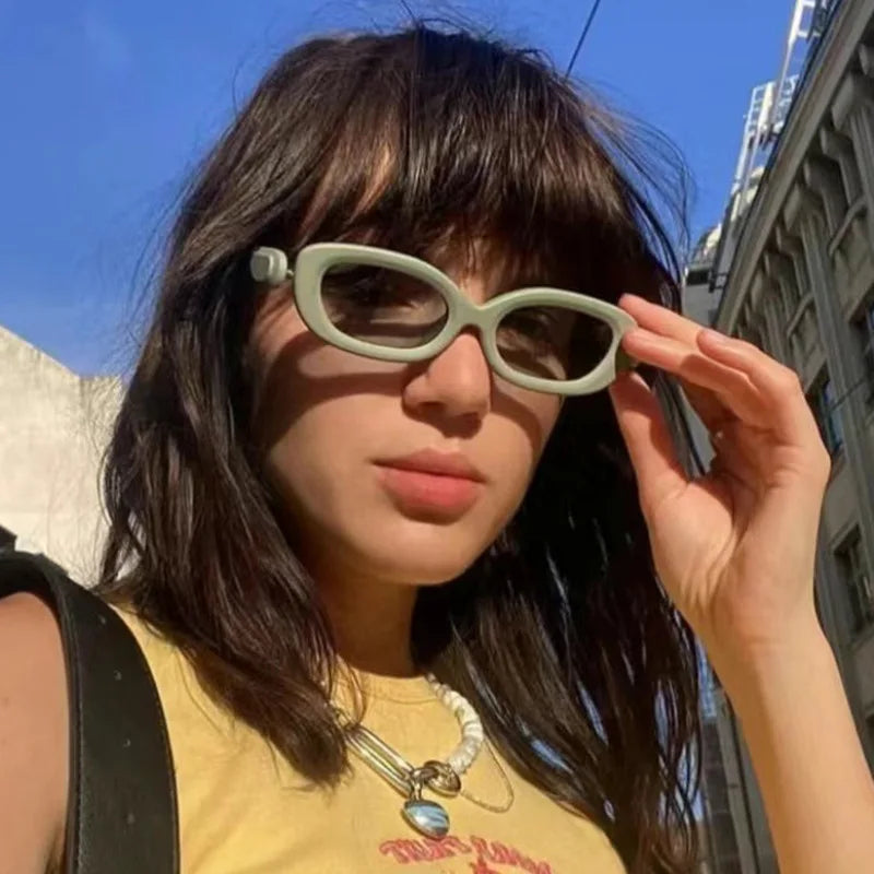 Sexy Small Oval Women Sunglasses New Fashion Hot Sun Glasses Female Retro Colorful Brand Shade Eyeglass UV400