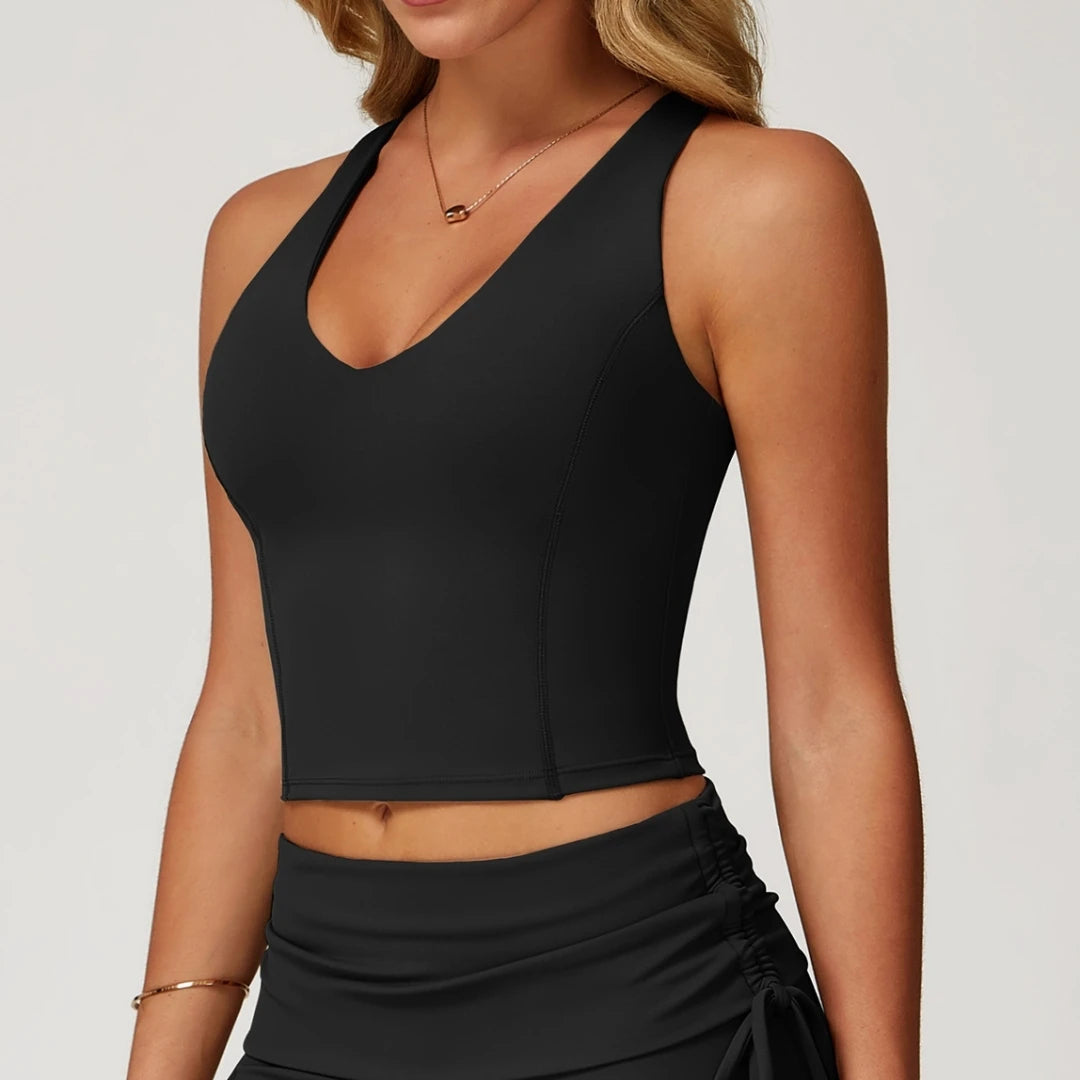 Yoga Vest Women Sexy Backless High Intensity Sports Bra for Women's Underwear Gym Shock-absorbing Quick Drying Fitness Top