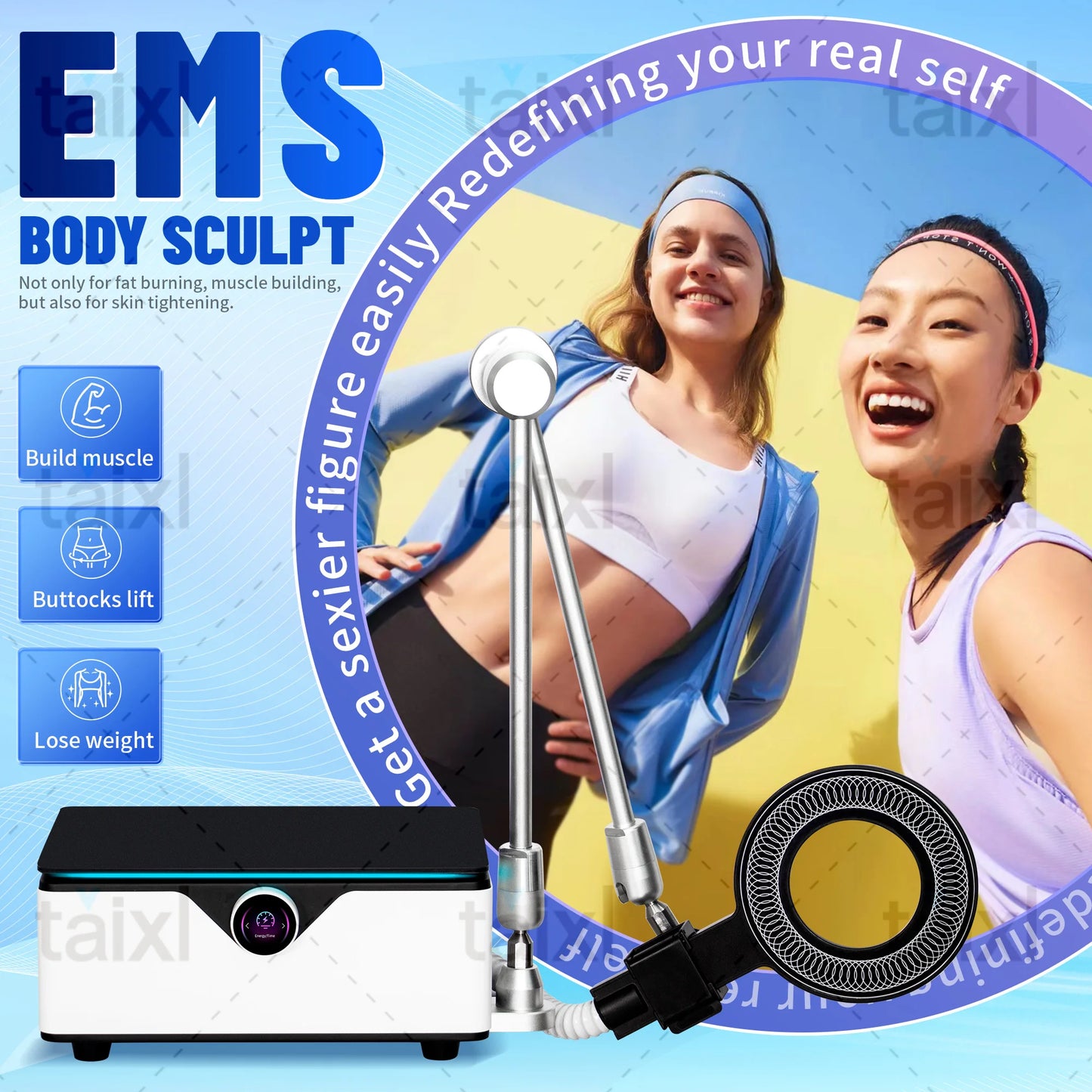Ems Professional NEO Rf Body Sculpt Slimming Machine Portable EMS Electromagnetic Stimulate Muscle Machines Fat Burn