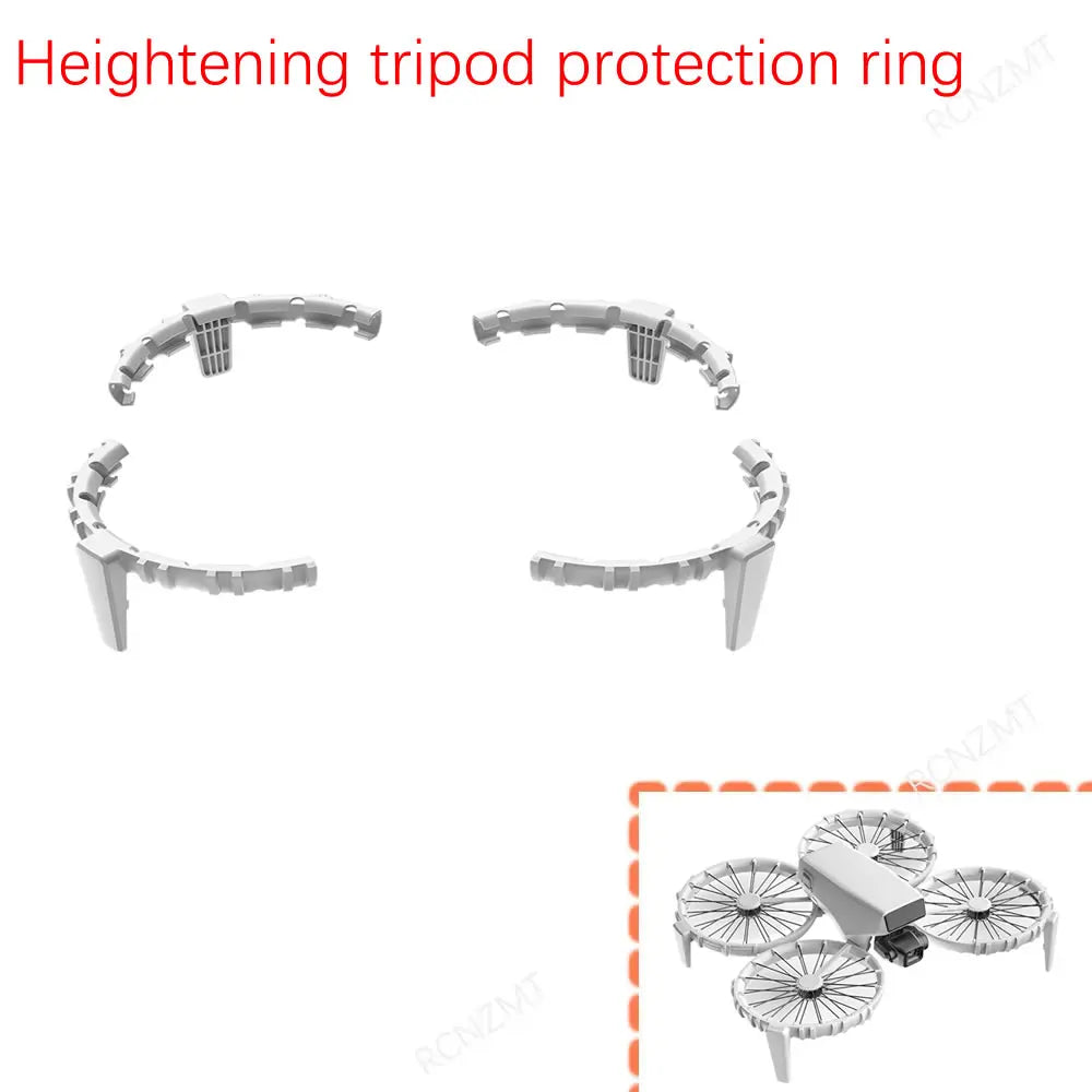 Accessories Kit for DJI Flip Landing Gear Lens Cap Propeller Guard Cage Holder Filter RC 2 Controller Silicone Case bag