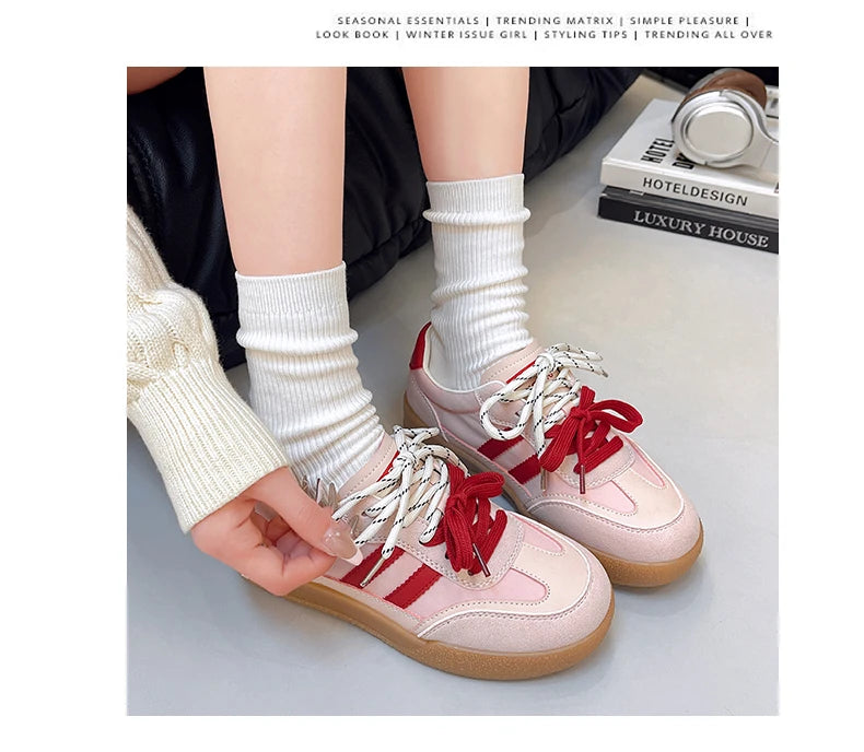 Women's Shoes Autumn New Fashion Trend Casual Shoes Wide Toe Soft Comfortable Flat Shoes Outdoor Casual Sports Shoes