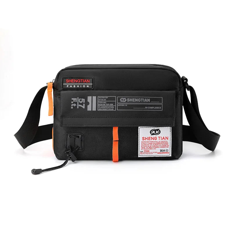 Men's Shoulder Bag New Fashion Sports Leisure Crossbody Lightweight Oxford Leisure Backpack Simple Travel Cross Body Bag