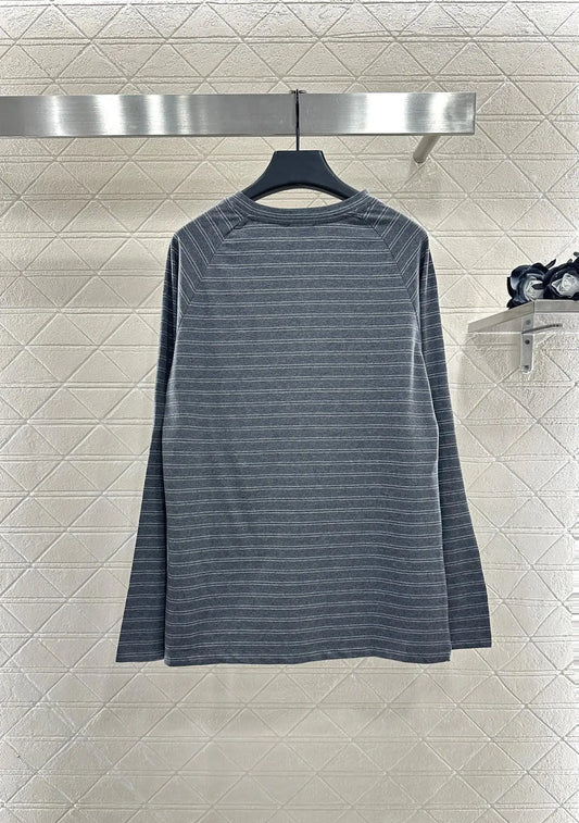 2025 Autumn New Design Women's Striped Long Sleeve