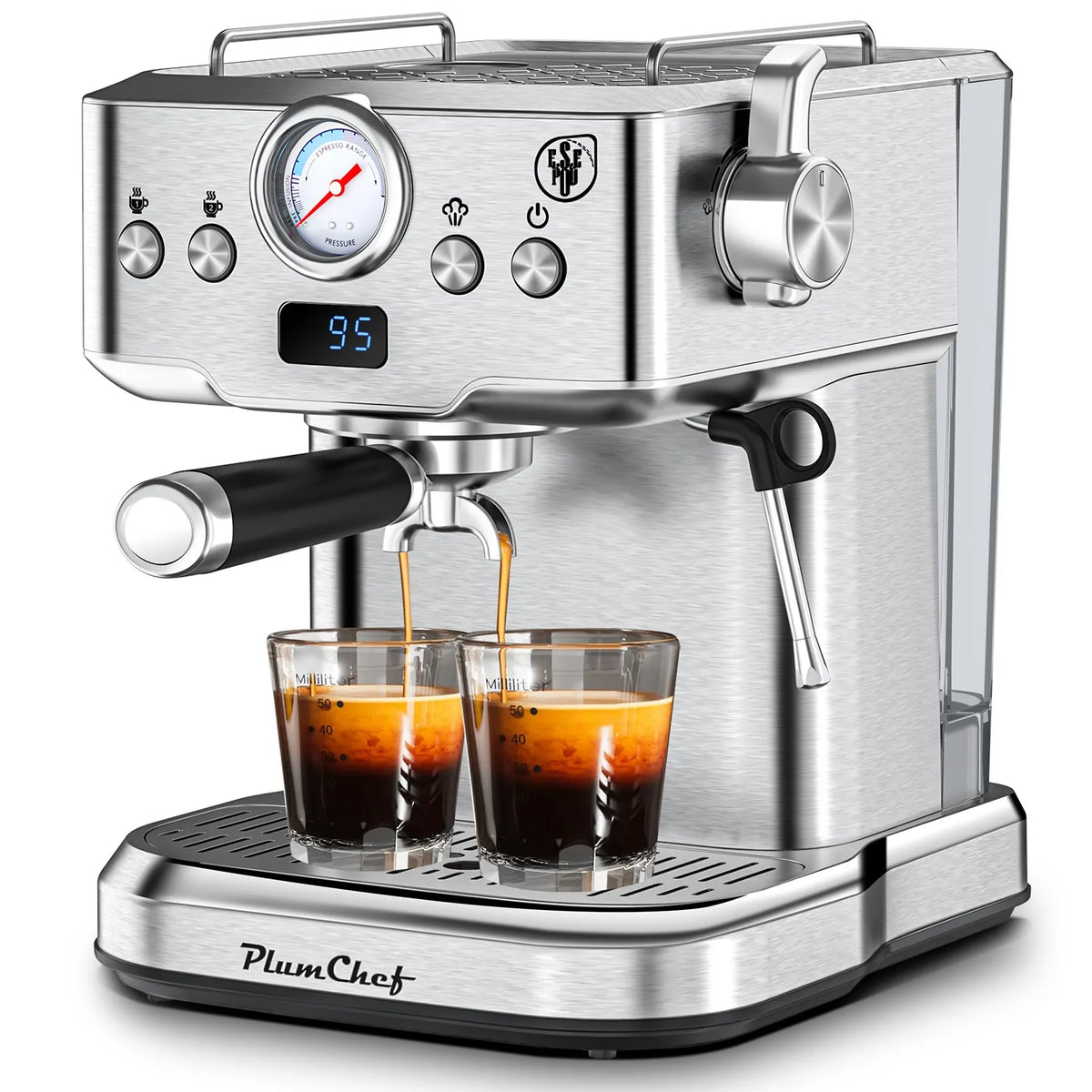 Plum Chef Professional Compact Household Coffee Maker