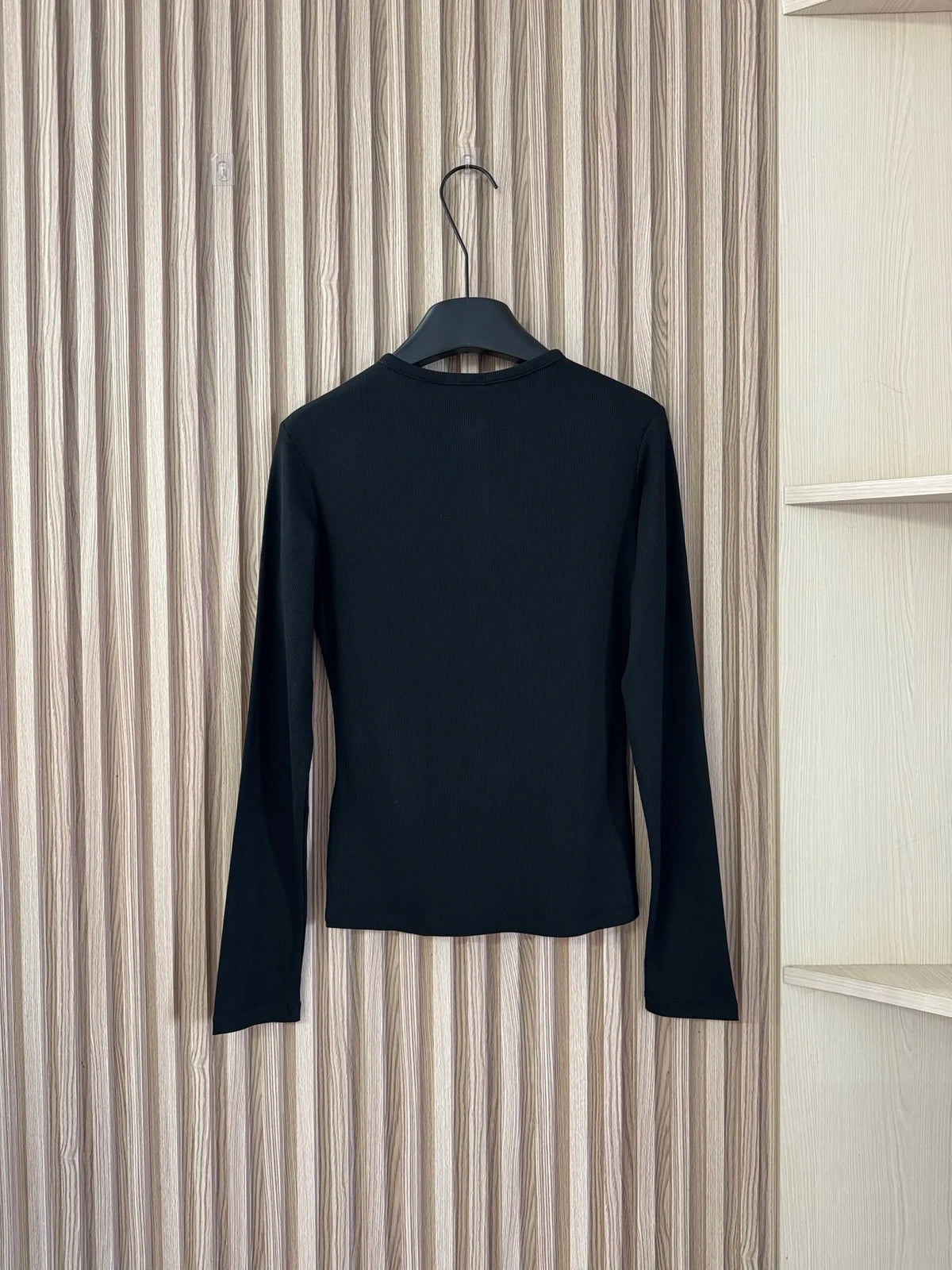 2025 Autumn/Winter New Women's Round Neck Long Sleeved Base Shirt