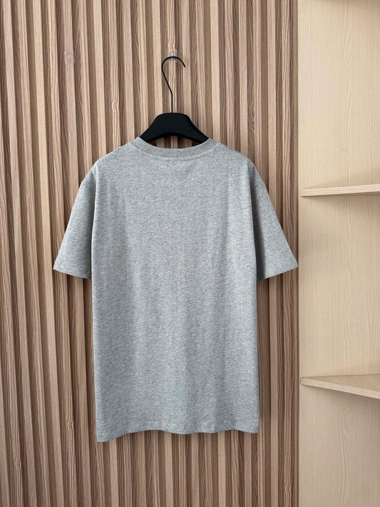 26 Early Spring New Women's Versatile New Product Set Head Round Neck Short Sleeve Color Contrasting T-shirt Loose Knitted Top