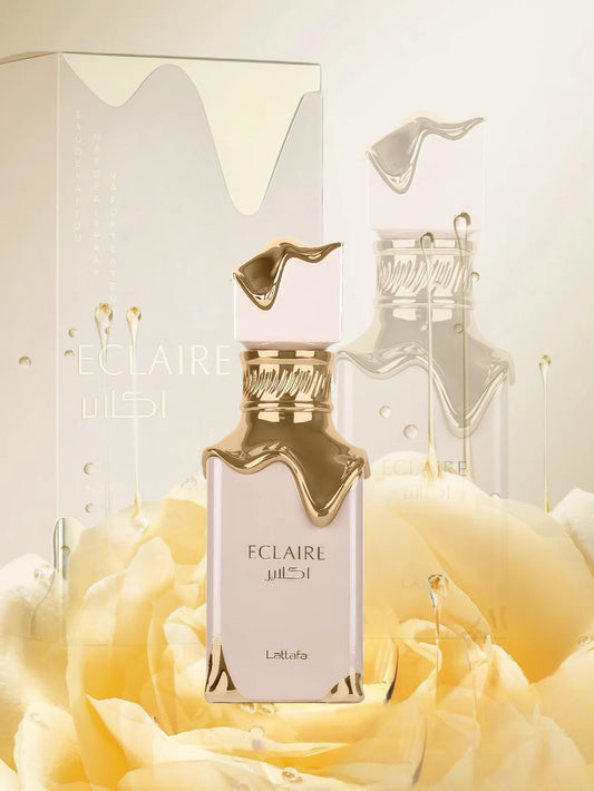 Eclaire Eau de Parfum 100ml – Sweet Vanilla & Musk Scent | Long-Lasting Feminine Fragrance for Daily Wear & Romantic Moments