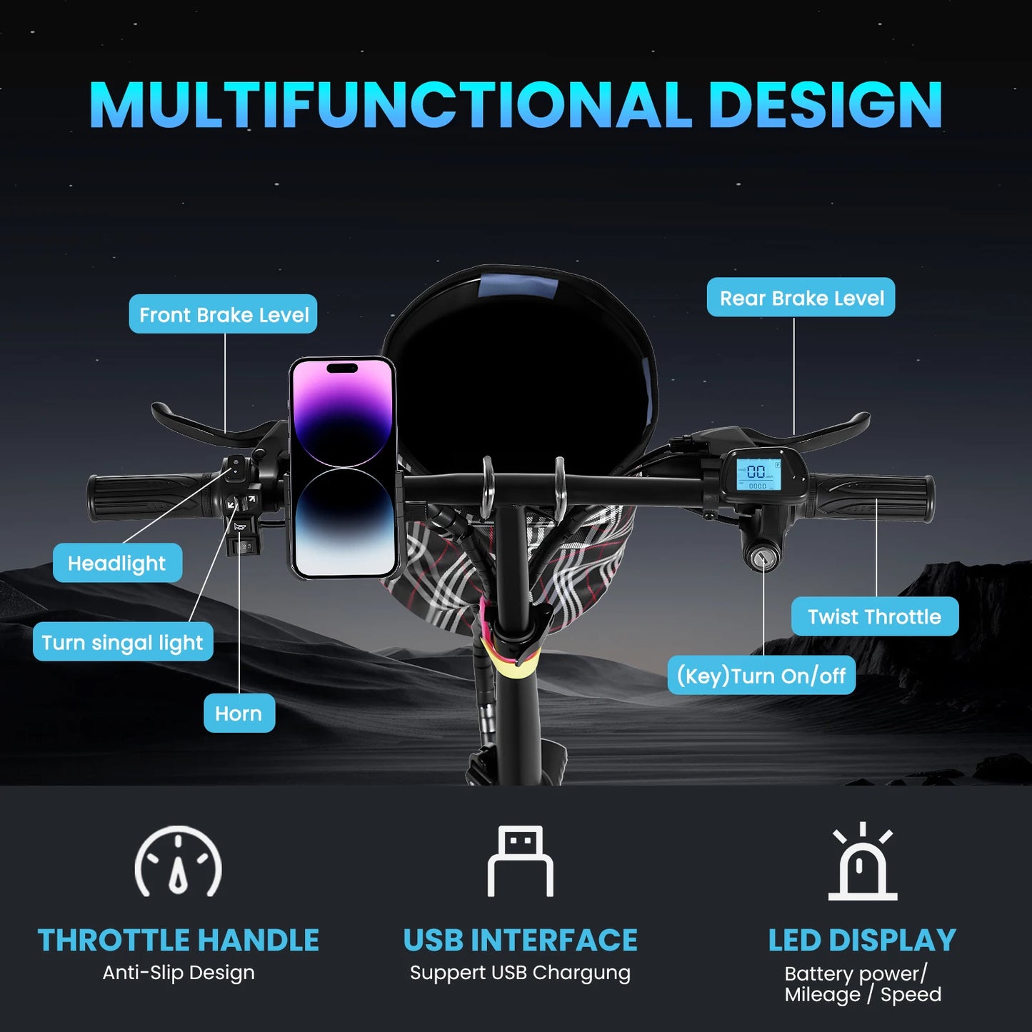 AiliFe Electric bicycle 500W Foldable Electric bike 48V 20Ah Folding E Bike Long Range for Commuting