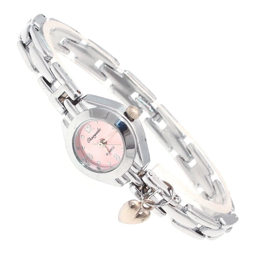 New Women Bracelet Watch Mujer Golden Relojes Small Dial Quartz Watch Popular Wristwatch Hour female ladies elegant watches