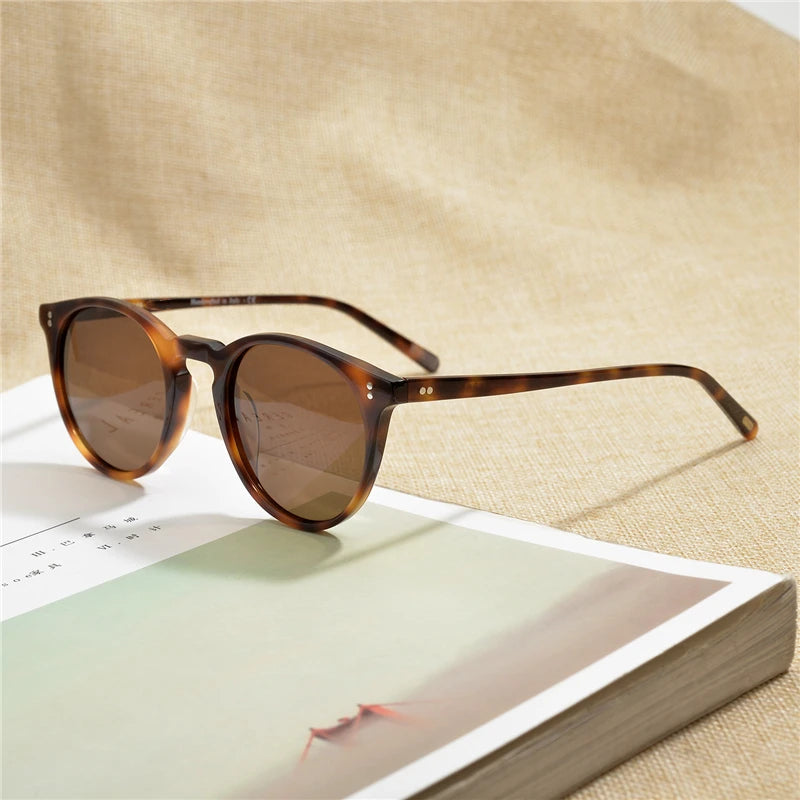 Unisex Retro Sunglasses Brand Oculos De Sol Oval Round O'malley Sun Glasses OV5183 Sunglasses frame eyewear O'malley sunglasses