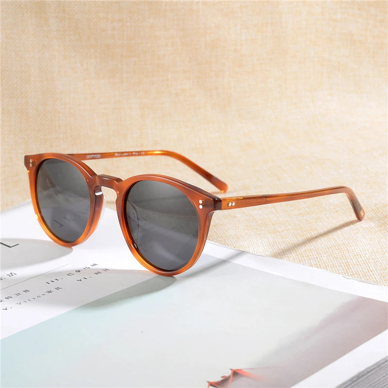 Unisex Retro Sunglasses Brand Oculos De Sol Oval Round O'malley Sun Glasses OV5183 Sunglasses frame eyewear O'malley sunglasses