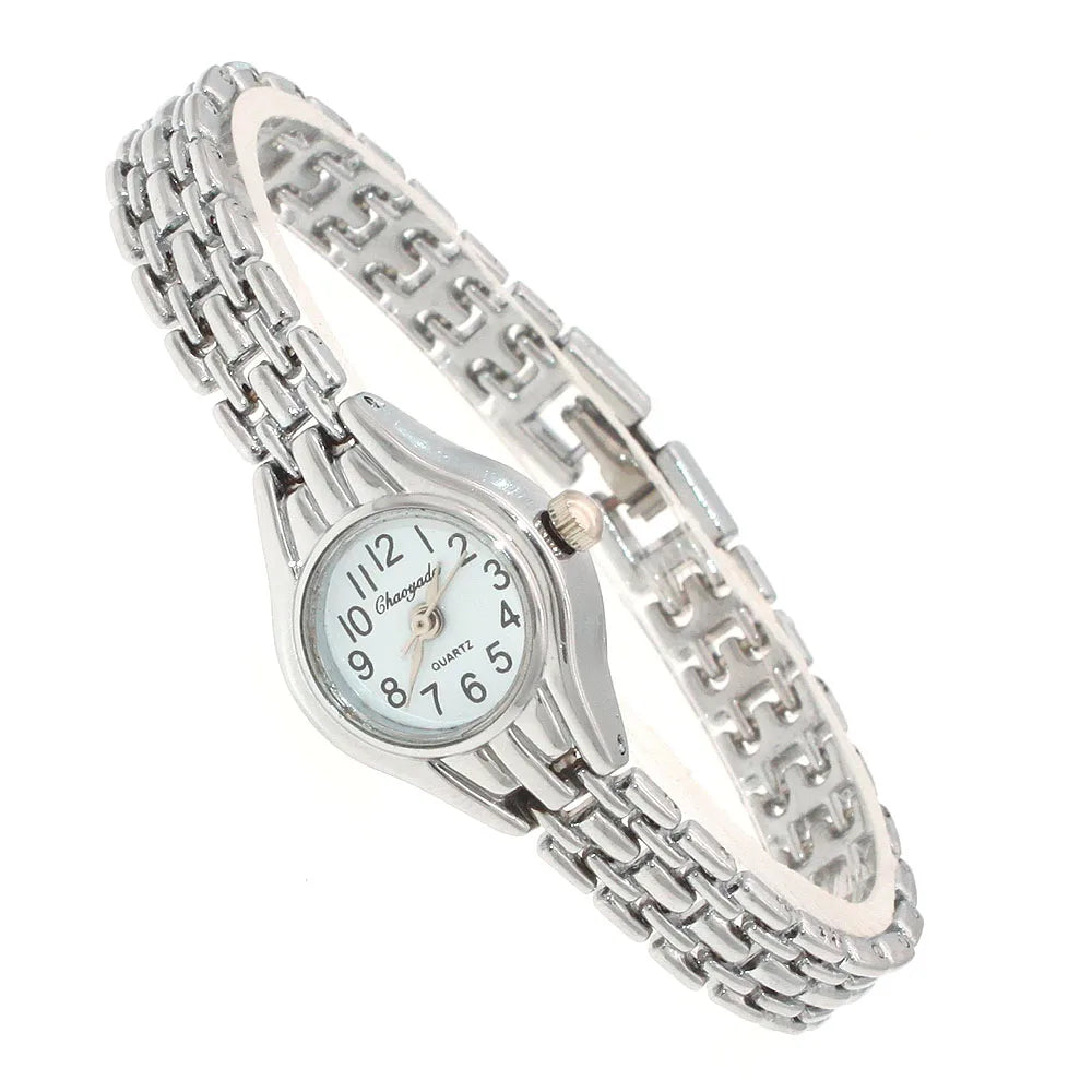 New Women Bracelet Watch Mujer Golden Relojes Small Dial Quartz Watch Popular Wristwatch Hour female ladies elegant watches