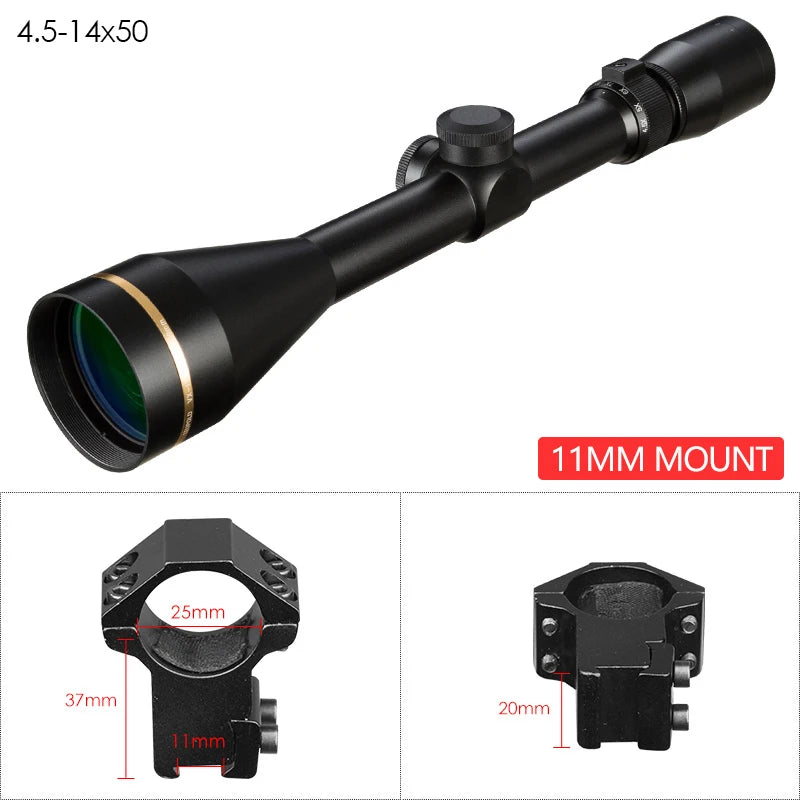 VX Tactical 3.5-10x40 Scope Mil Dot Riflescopes Optic Sight 3-9x40 4.5-14x40 Hunting Scopes for Airsoft Gun With Mount