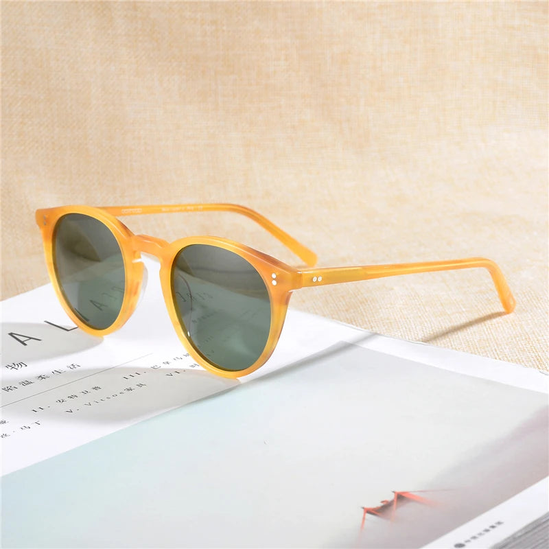 Unisex Retro Sunglasses Brand Oculos De Sol Oval Round O'malley Sun Glasses OV5183 Sunglasses frame eyewear O'malley sunglasses