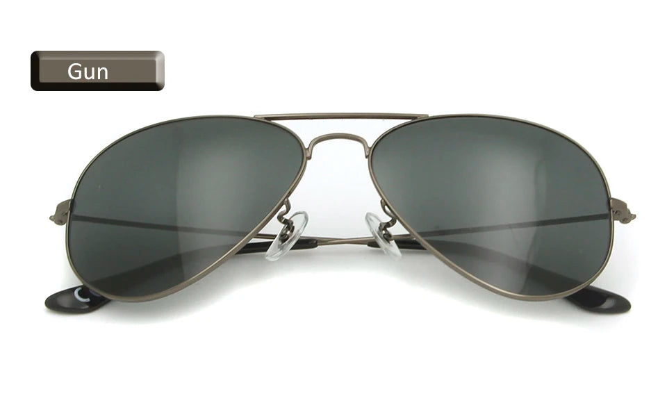 Sorbern 62MM Pilot Oversized Sunglasses Men Glass Lens Sun Glass for Man Google Eyewear Shades Men Glasses oculos masculino