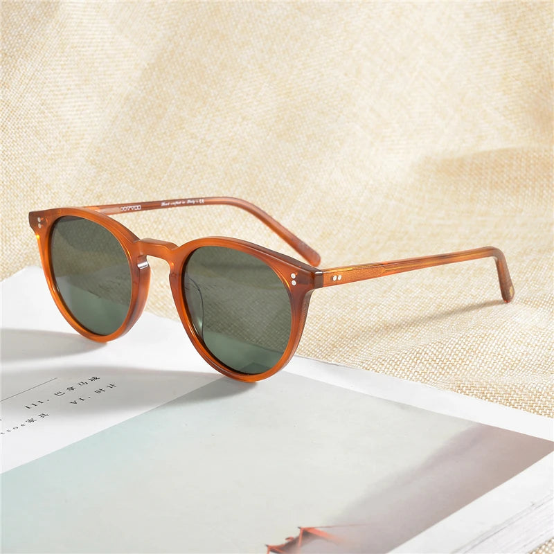 Unisex Retro Sunglasses Brand Oculos De Sol Oval Round O'malley Sun Glasses OV5183 Sunglasses frame eyewear O'malley sunglasses