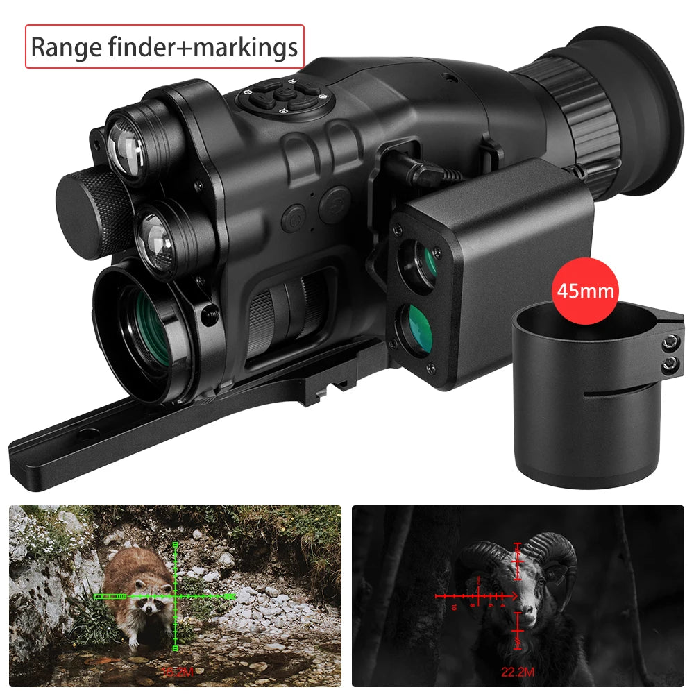 Night Vision Riflescope Monocular W/ Wifi APP 200M Range NV Scope 940nm IR Night Vision Sight Hunting Trail Camera Telescope