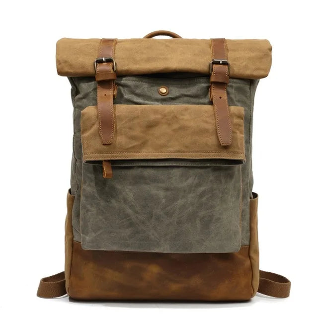 rucksack Men Casual Daypacks Vintage Canvas Backpack School Boys Designe Waterproof Travel backpack Bag Male Bagpack mochila