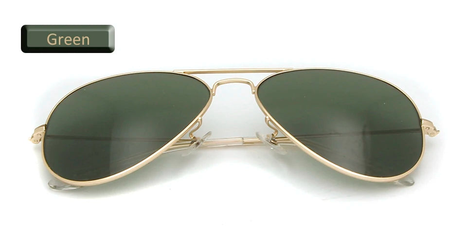Sorbern 62MM Pilot Oversized Sunglasses Men Glass Lens Sun Glass for Man Google Eyewear Shades Men Glasses oculos masculino