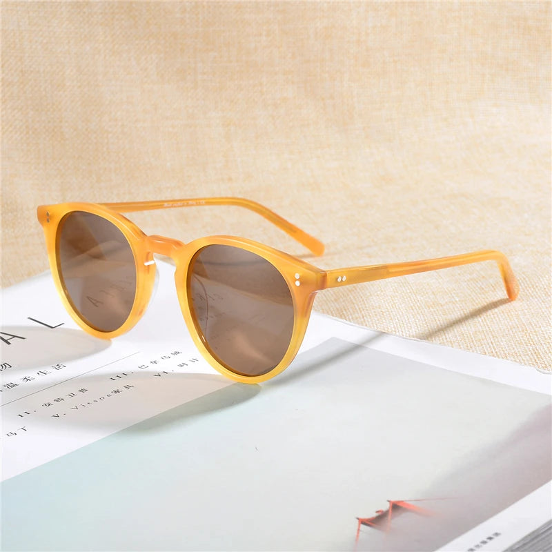 Unisex Retro Sunglasses Brand Oculos De Sol Oval Round O'malley Sun Glasses OV5183 Sunglasses frame eyewear O'malley sunglasses