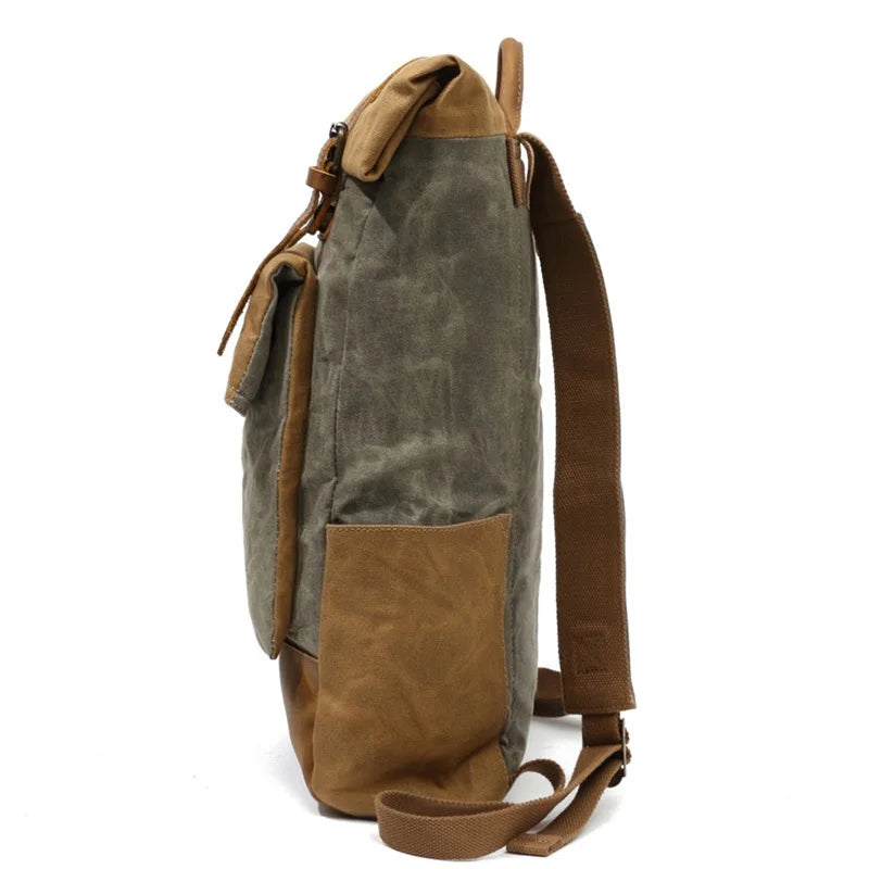 rucksack Men Casual Daypacks Vintage Canvas Backpack School Boys Designe Waterproof Travel backpack Bag Male Bagpack mochila