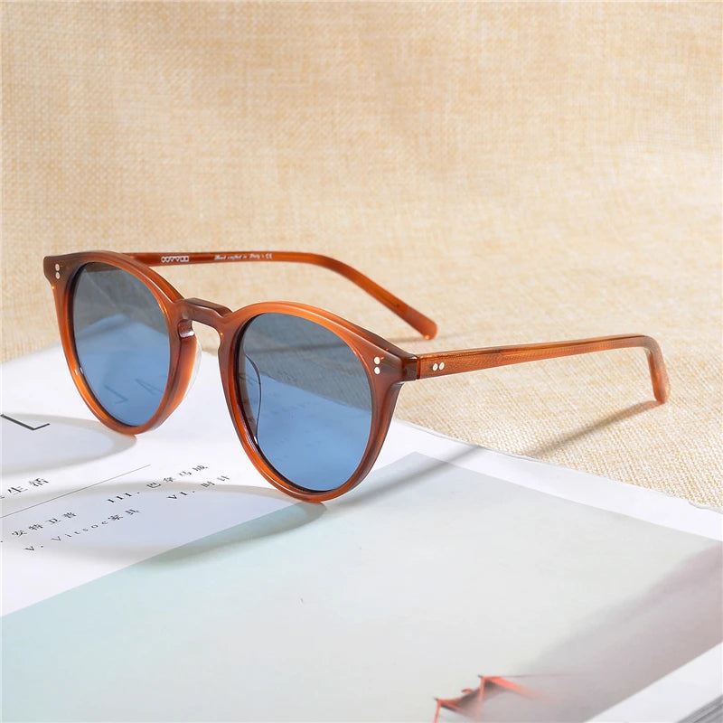 Unisex Retro Sunglasses Brand Oculos De Sol Oval Round O'malley Sun Glasses OV5183 Sunglasses frame eyewear O'malley sunglasses