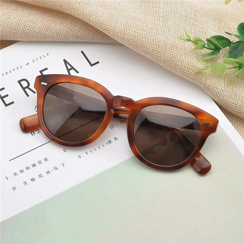 Brand sunglasses Men 2024 OV5413 Retro Designer Polarized Sunglasses Women UV400 Driving glasses Cary Grant Men's Sun Glasses