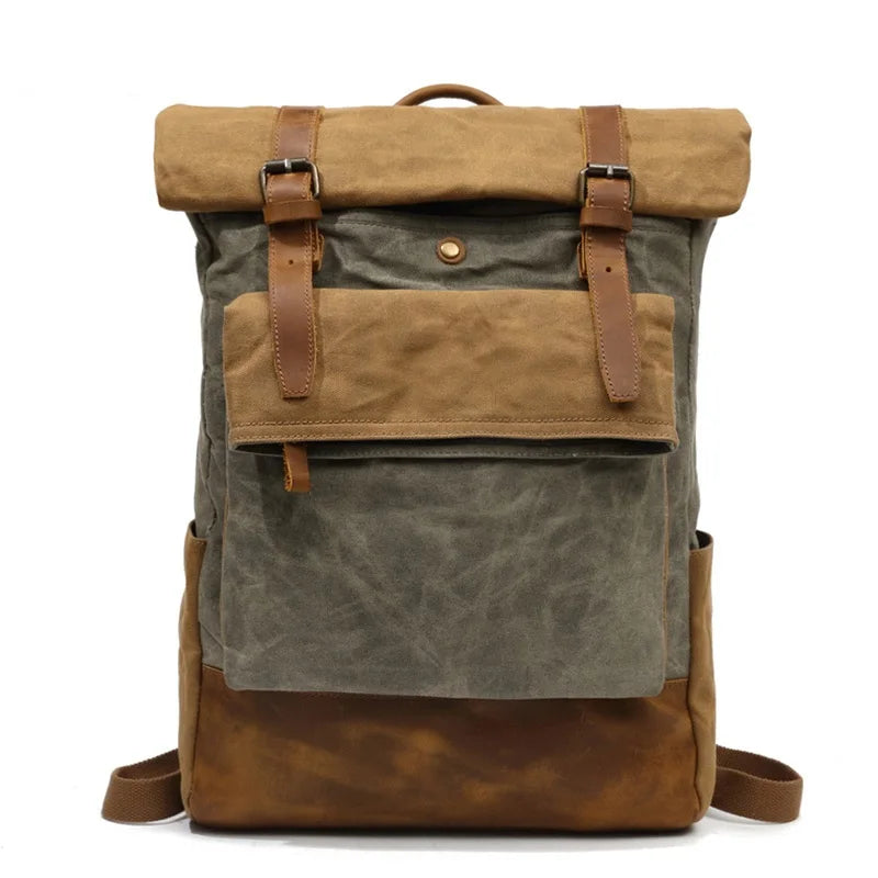 rucksack Men Casual Daypacks Vintage Canvas Backpack School Boys Designe Waterproof Travel backpack Bag Male Bagpack mochila